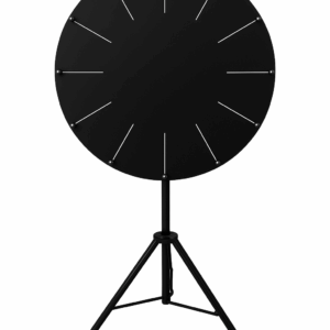 Onnenpyörä 100 cm musta valkotaulu